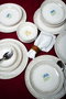 Hermia Mimoza Juego de Cena de Porcelana de 18 Piezas Multicolor